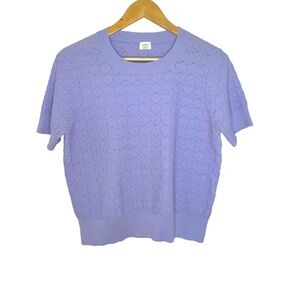 Aritzia Pointelle Knit T-Shirt